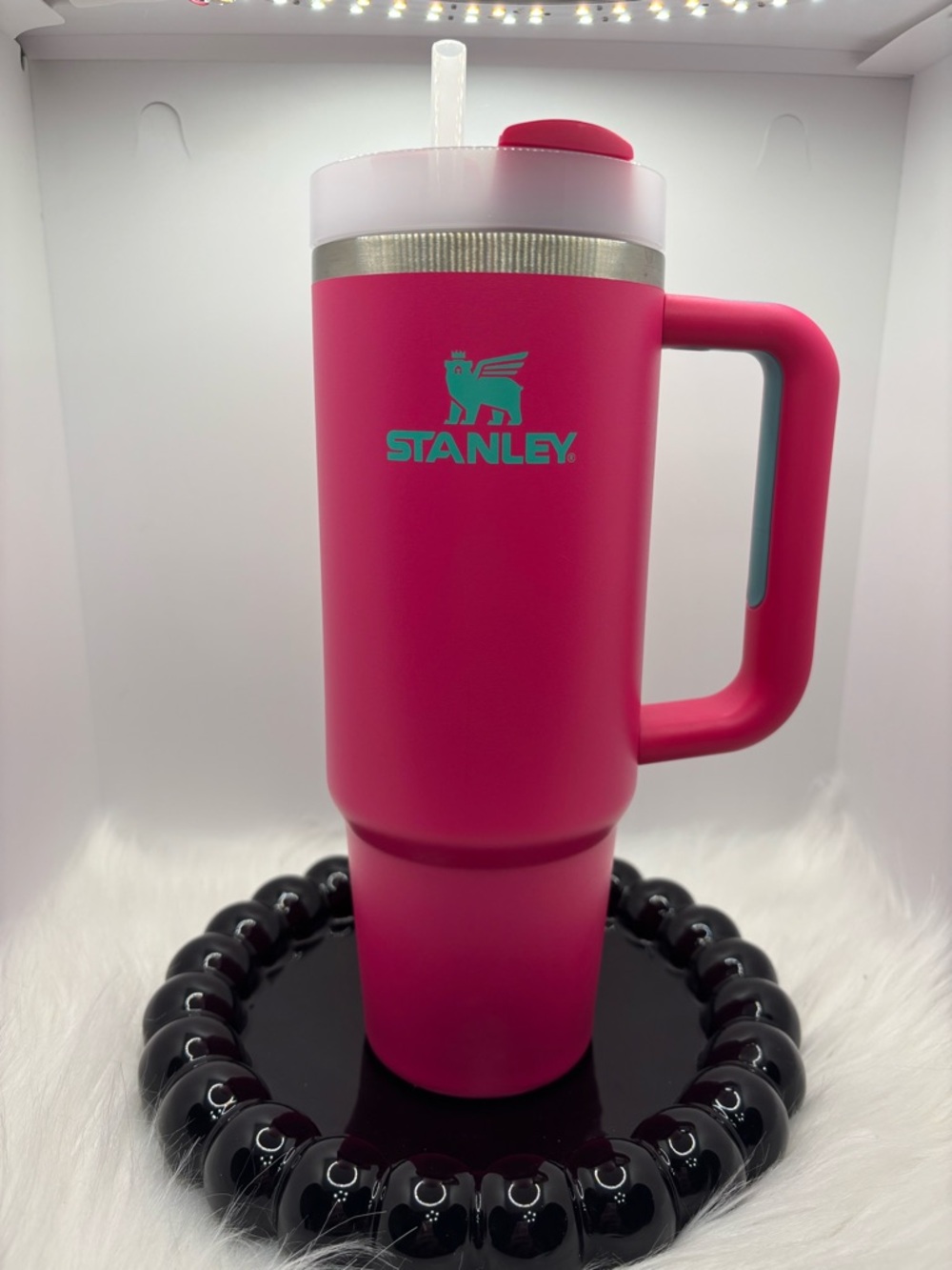Stanley Quencher Flowstate 30oz Passion Pink Stainless Steel Tumbler